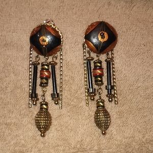 Unique clip on earrings